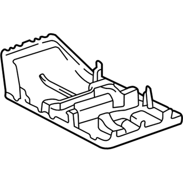 Lexus 79337-60071-B0 Carpet, NO.2 Seat Cushion Under, RH