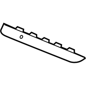Acura 71193-SZN-A00 Spacer Right, Front Bumper Sde