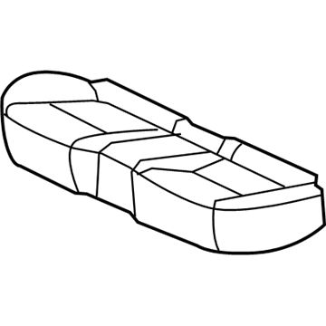 Honda 82137-SNE-A01 Pad & Frame, RR. Seat Cushion