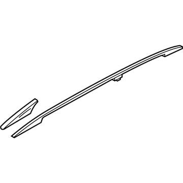 Infiniti 73820-1LA0B Finisher Assy-Roof Side, RH