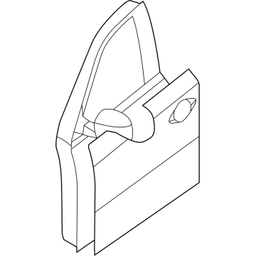 Infiniti 80100-3JA1A Door Assembly - Front RH