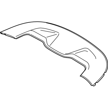 BMW 51-17-8-077-472 COVER, FOLDING TOP COMPARTME