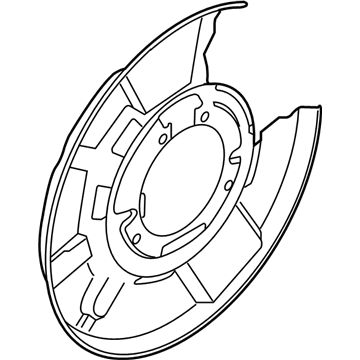 BMW 34-21-6-792-239 Protection Plate Left