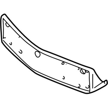 BMW 51-11-8-231-999 Licence Plate Base