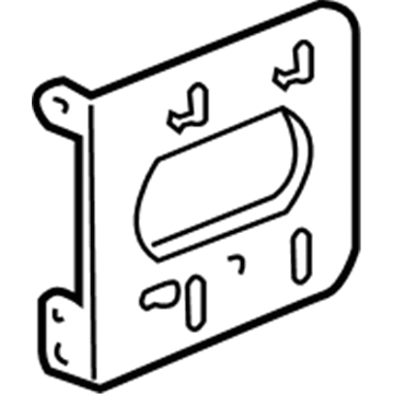 Honda 77212-S9A-000 Bracket, L. Radio