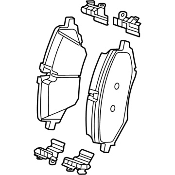 GM 85129514 PAD KIT-FRT DISC BRK