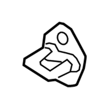 Hyundai 81350-A4000 Striker Assembly-Door