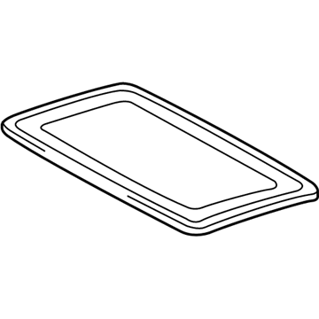 Lexus 63201-0E010 Sliding Roof Glass Sub-Assembly