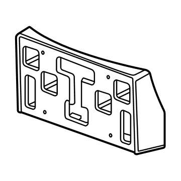 GM 42621363 License Bracket