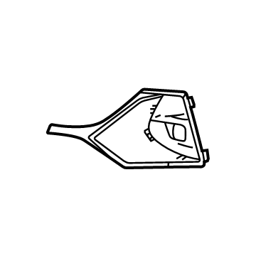 GM 42740452 Fog Lamp Bezel