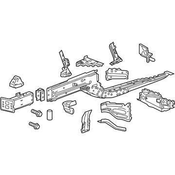 GM 84161365 Lower Rail Assembly