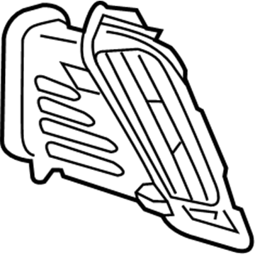 GM 39128717 Outlet Asm-Instrument Panel Center Air *Jet Black