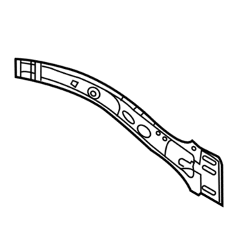 Infiniti 76530-1BA0A Pillar-Center, Inner RH