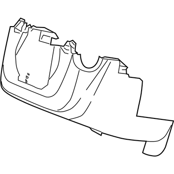 Acura 77360-TX4-A01ZA Cover Assembly, Column (Lower) (Premium Black)
