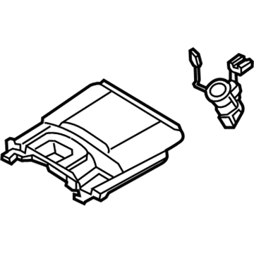 Hyundai 84550-3N100-RAL Tray Assembly-Ash, Front