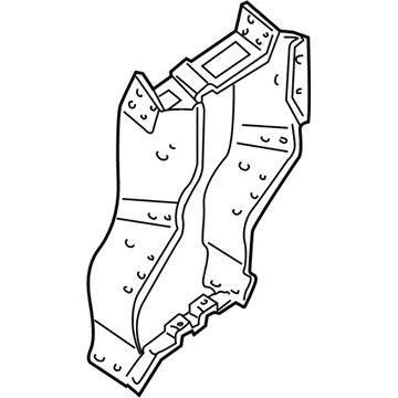 Hyundai 84730-25500 Bracket Assembly-Crash Pad Center Support