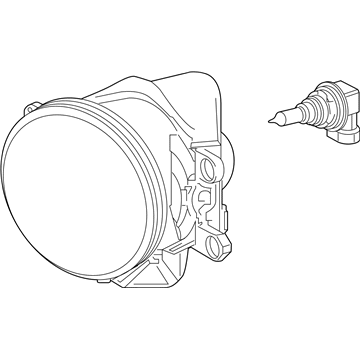 Toyota 81220-02160 Fog Lamp Assembly