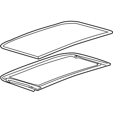 GM 23441508 Sunroof Glass