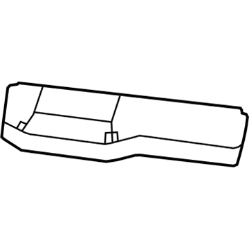 Mopar 5NA54LA8AA Rear Seat Cushion Cover Right