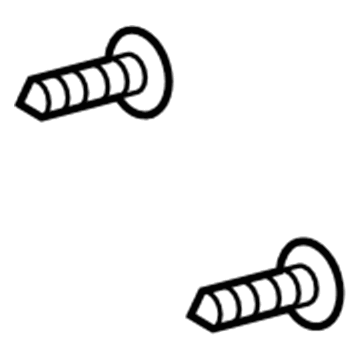 Honda 93913-242J0 Screw, Tapping (4X12) (Po)