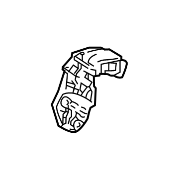 Toyota 72630-48070-C0 Lock Assembly