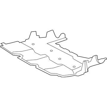 Lexus 51440-50070 Engine Under Cover Assembly, No.1