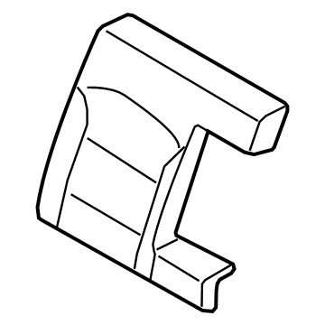 Hyundai 89450-AA220 Pad Assembly-Rear Seat Back, RH