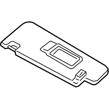 BMW 51-16-7-407-175 Sun Visor With Label, Left