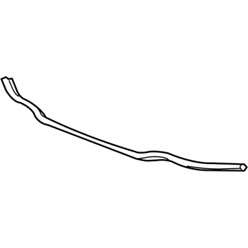 Honda 74143-TM8-A00 Rubber, RR. Hood Seal