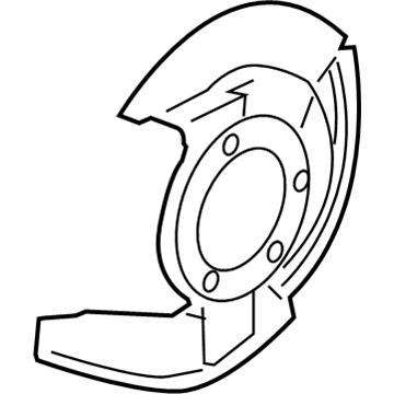 Acura 45255-SEP-A50 Splash Guard, Right Front