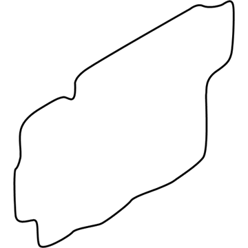 Kia 0K53A72861 Screen-Rear Door, RH