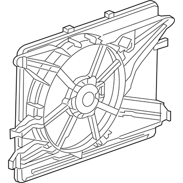 GM 89019142 Fan Shroud