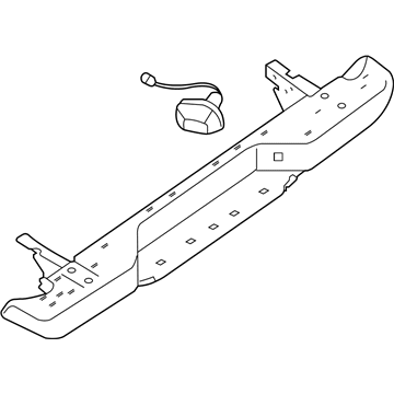 Nissan 85010-9BF0A Rear Bumper Assembly