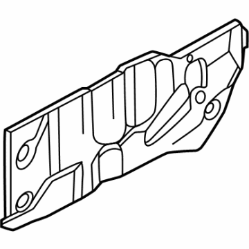 BMW 51-48-7-270-534 Heat Insulation, Engine Support, Right