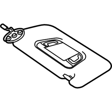 Toyota 74310-04140-B0 Visor