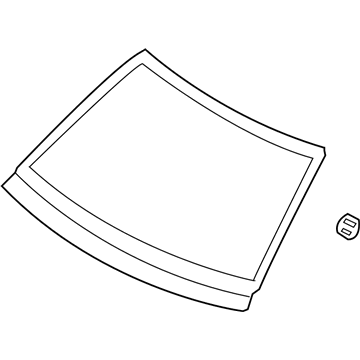 Nissan 72700-CD000 Windshield Glass