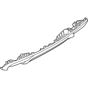 Nissan 850B2-9DJ0E Rear Bumper Fascia, Lower