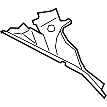 BMW 51-49-7-453-349 Trim, Drip Rail, Left
