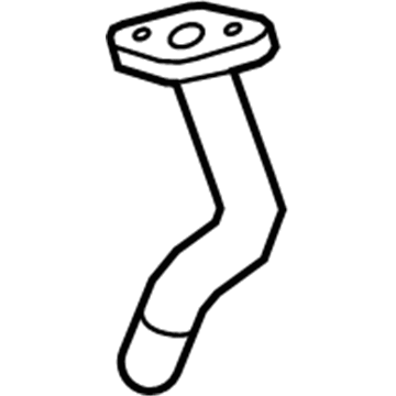 Hyundai 28249-2C600 Pipe-TURBOCHARGER Oil Drain "B