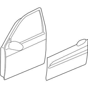 Kia 760034D010 Panel Assembly-Front Door LH