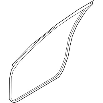 Nissan 80831-6CA0A WEATHERSTRIP Front Door LH