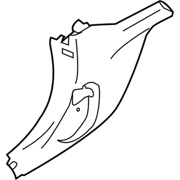 BMW 51-43-7-266-635 Lateral Trim Panel Front Left