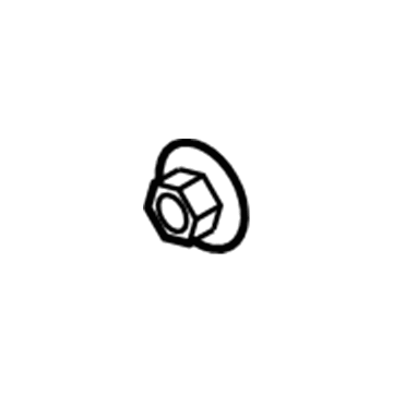 Ford -W705760-S424 Molding Nut