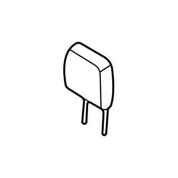 Ford NZ6Z-60611A08-AB HEADREST - COVER AND PAD