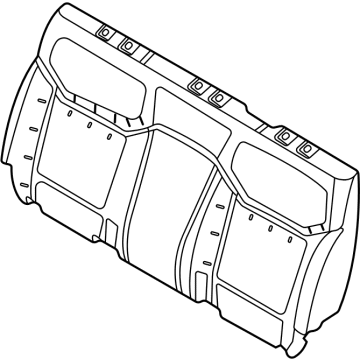 Ford NZ6Z-6066800-A PAD - REAR SEAT BACK