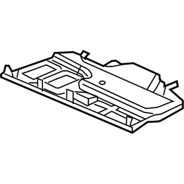 Honda 77347-TLA-A01 Cover, Passenger (Lower)