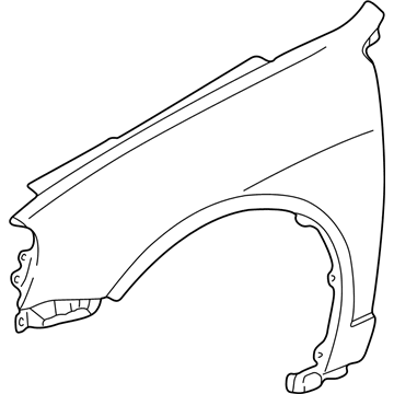 Acura 60211-S6M-A90ZZ Panel, Right Front Fender (Dot)