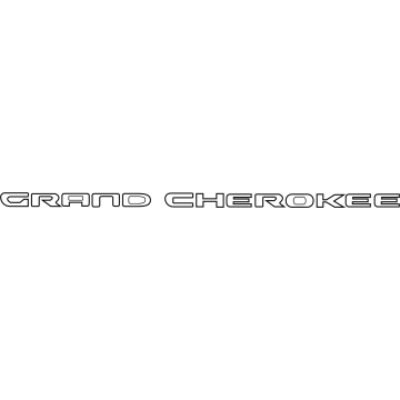 Mopar 68516570AB NAMEPLATE-Grand Cherokee