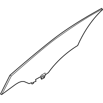 Nissan 80300-6CA0A Glass Door Window RH