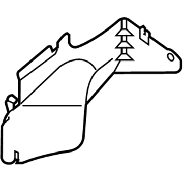 Nissan 93832-EZ00A Panel Assy-Mudguard, Front RH
